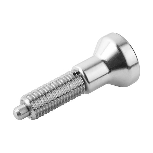 Kipp Indexing Plungers, all stainless steel, Style G, inch K0634.111412AO